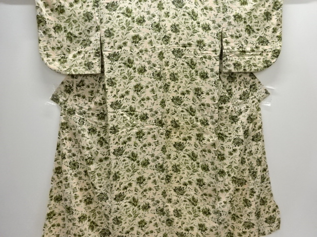 JAPANESE KIMONO / ANTIQUE KIMONO / FLOWER